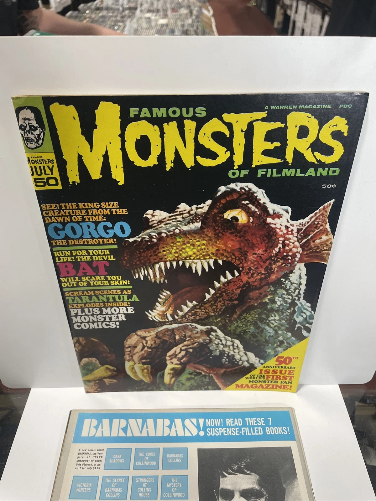 FAMOUS MONSTERS OF FILMLAND #61 JAN #58 OCT #50 JULY COVER MAGAZINES