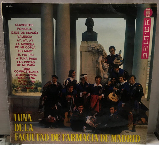 Tuna De La Facultad De Farmacia De Madrid Import Autographed Record