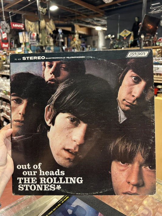 THE ROLLING STONES "Out Of Our Heads" Stereo RP LP 1966 London PS 429