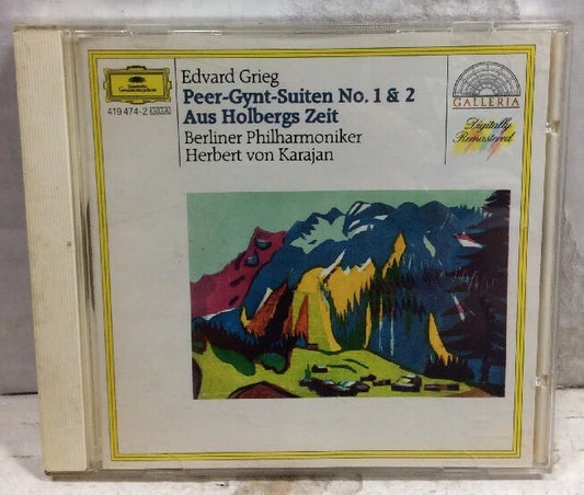 Peer-Gynt-Suiten Jo.1 & 2 Aus Holbergs Zeit CD