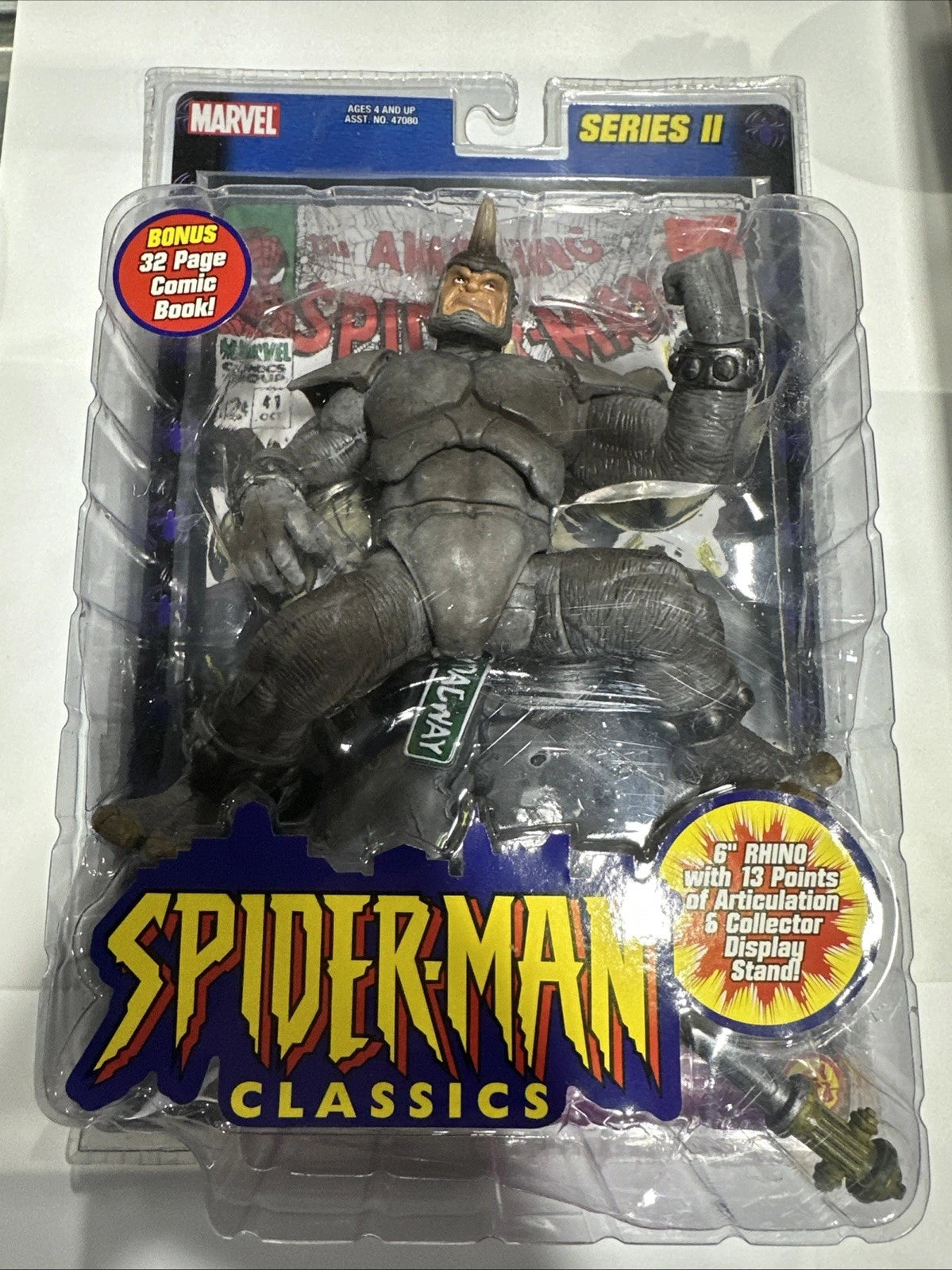 "Rhino" Spider-Man Classics Series II Action Figure Marvel Legends NEW + Sealed