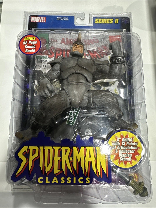 "Rhino" Spider-Man Classics Series II Action Figure Marvel Legends NEW + Sealed
