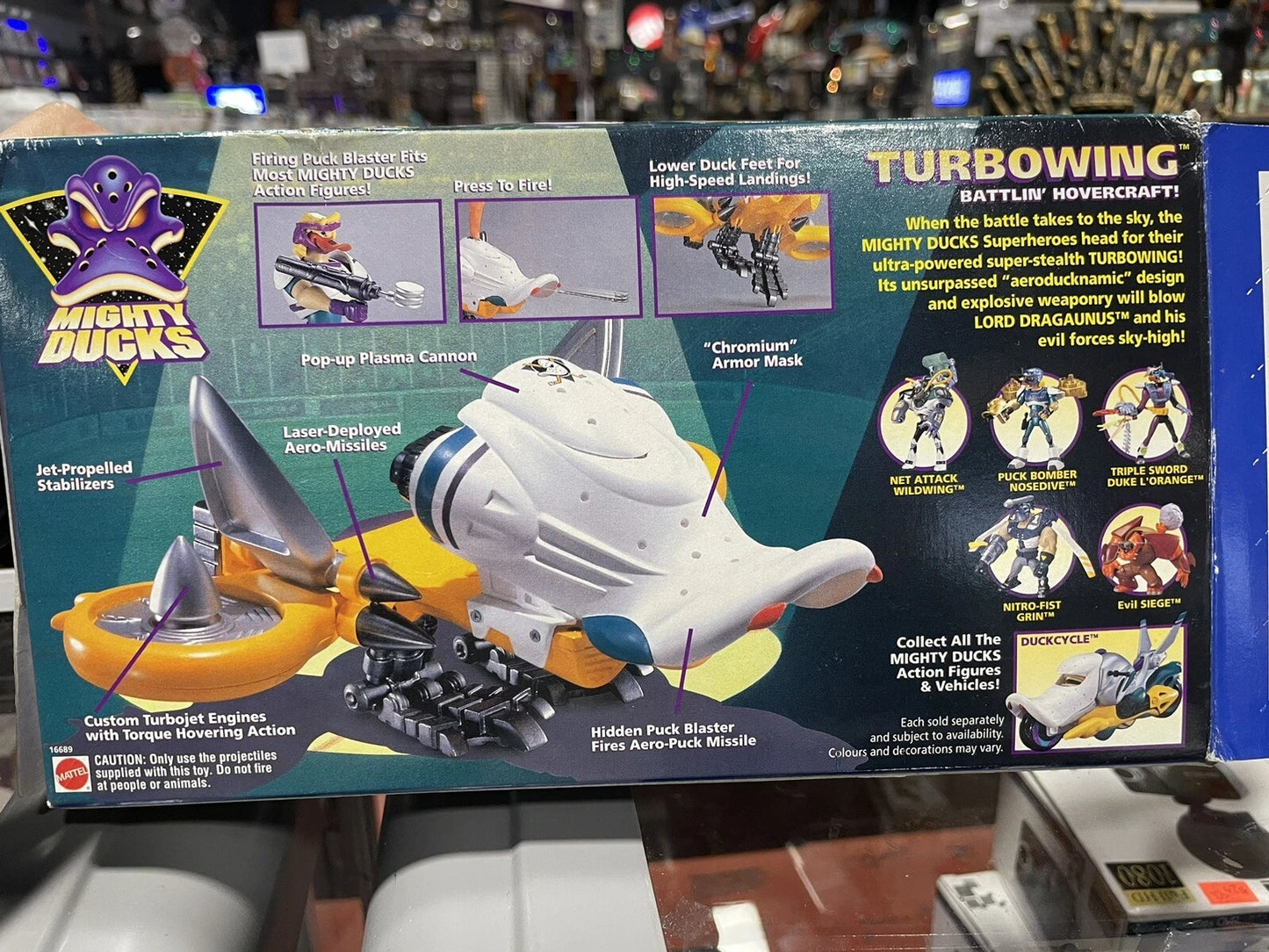 Mighty Ducks Turbowing Battlin' Hovercraft Toy
