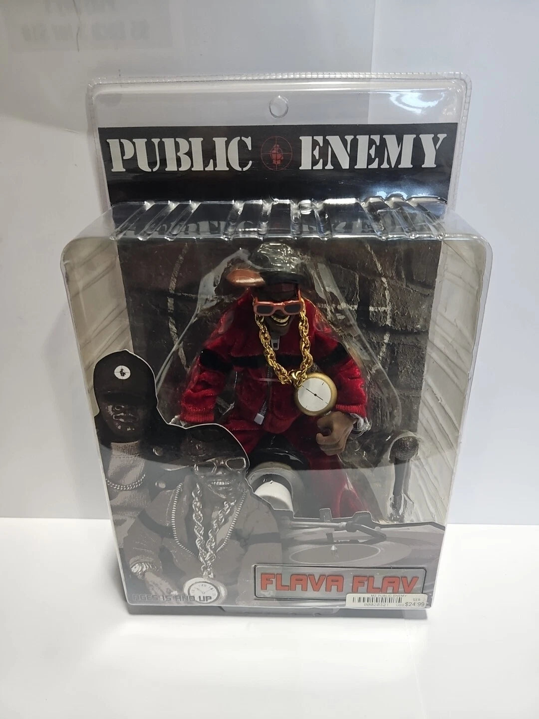 Flavor Flav Public Enemy Hip Hop 9" Figure Statue Figurine MEZCO