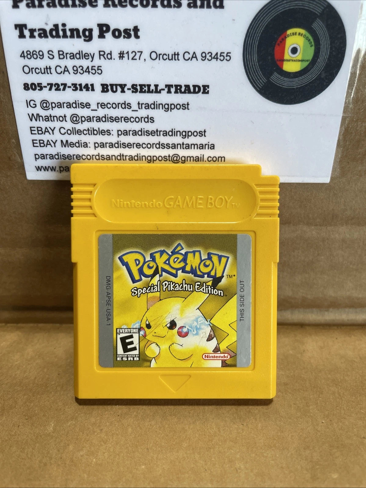 Pokemon: Yellow Version Nintendo Game Boy Color, 1999, Special Pikachu Edition