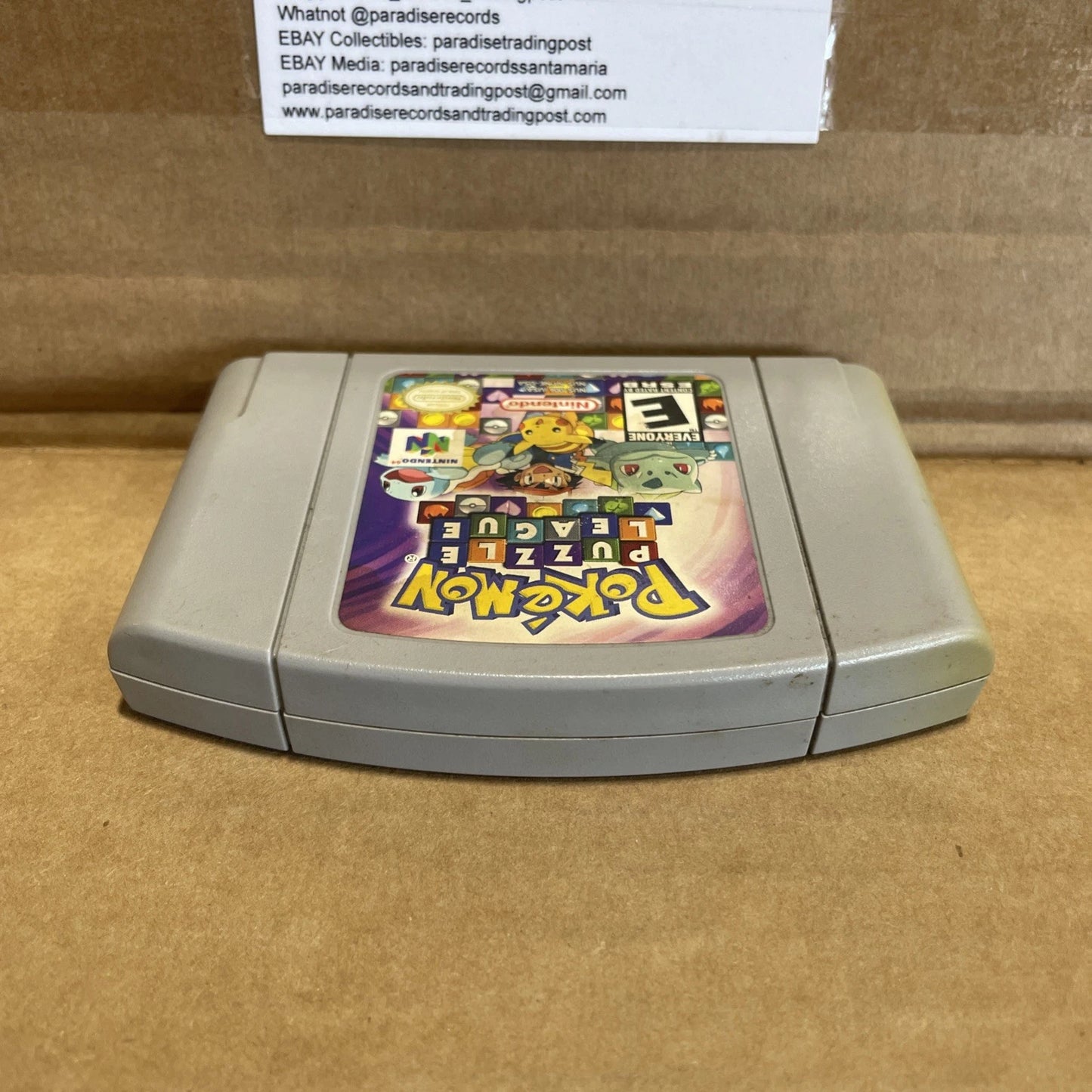 Pokemon Puzzle League Nintendo 64 Cartridge Only Vintage Rare
