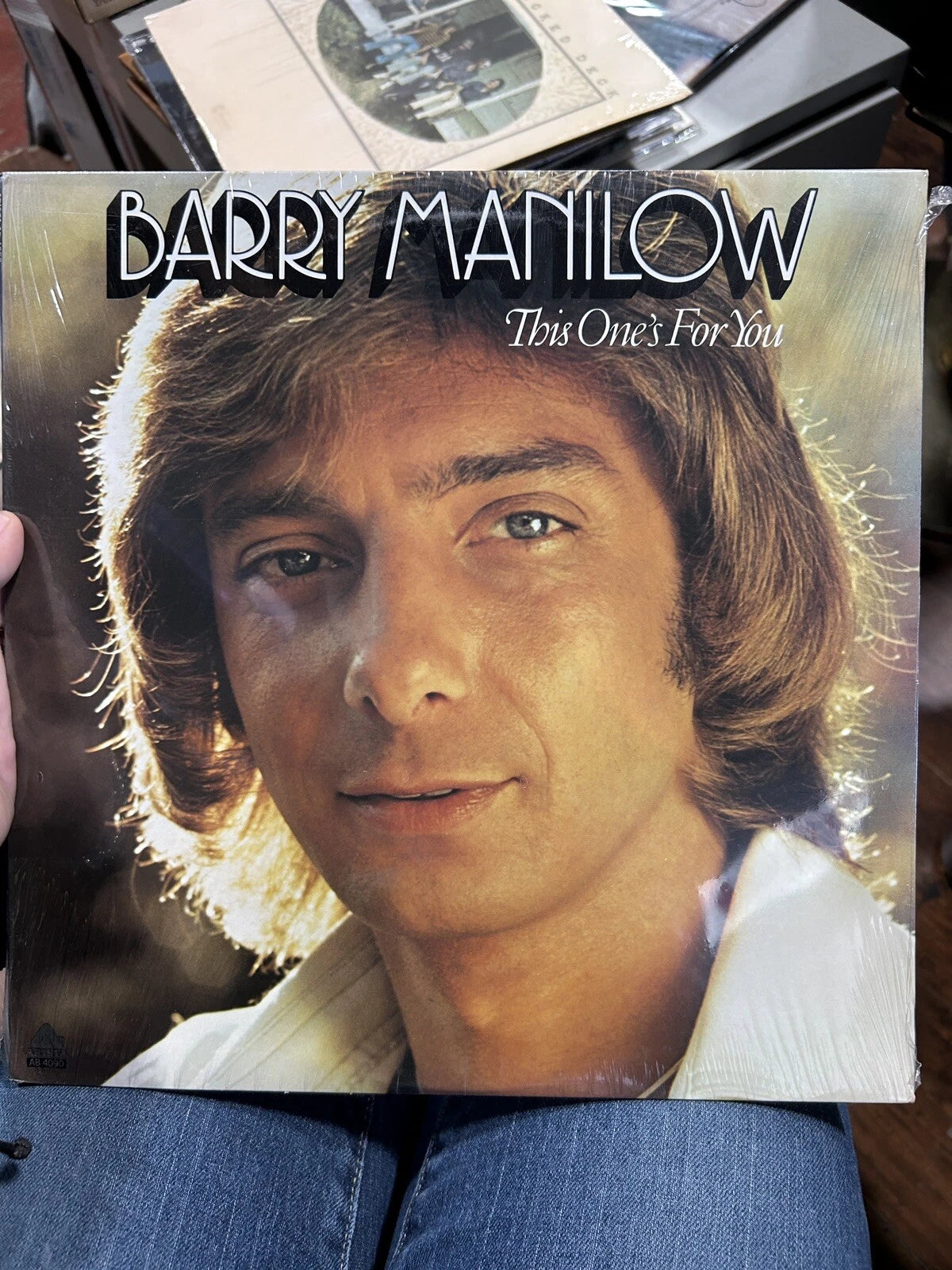 BARRY MANILOW - "THIS ONE'S FOR YOU" - RECORD ALBUM LP - ARISTA - SEALED