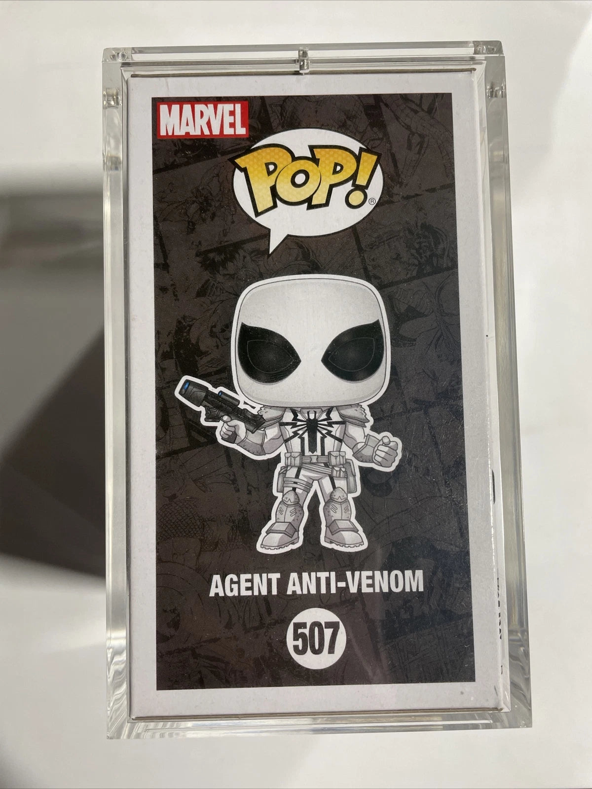 Funko POP! #507 Marvel Comics: Agent Anti-Venom Vinyl Figure. Chase Edition