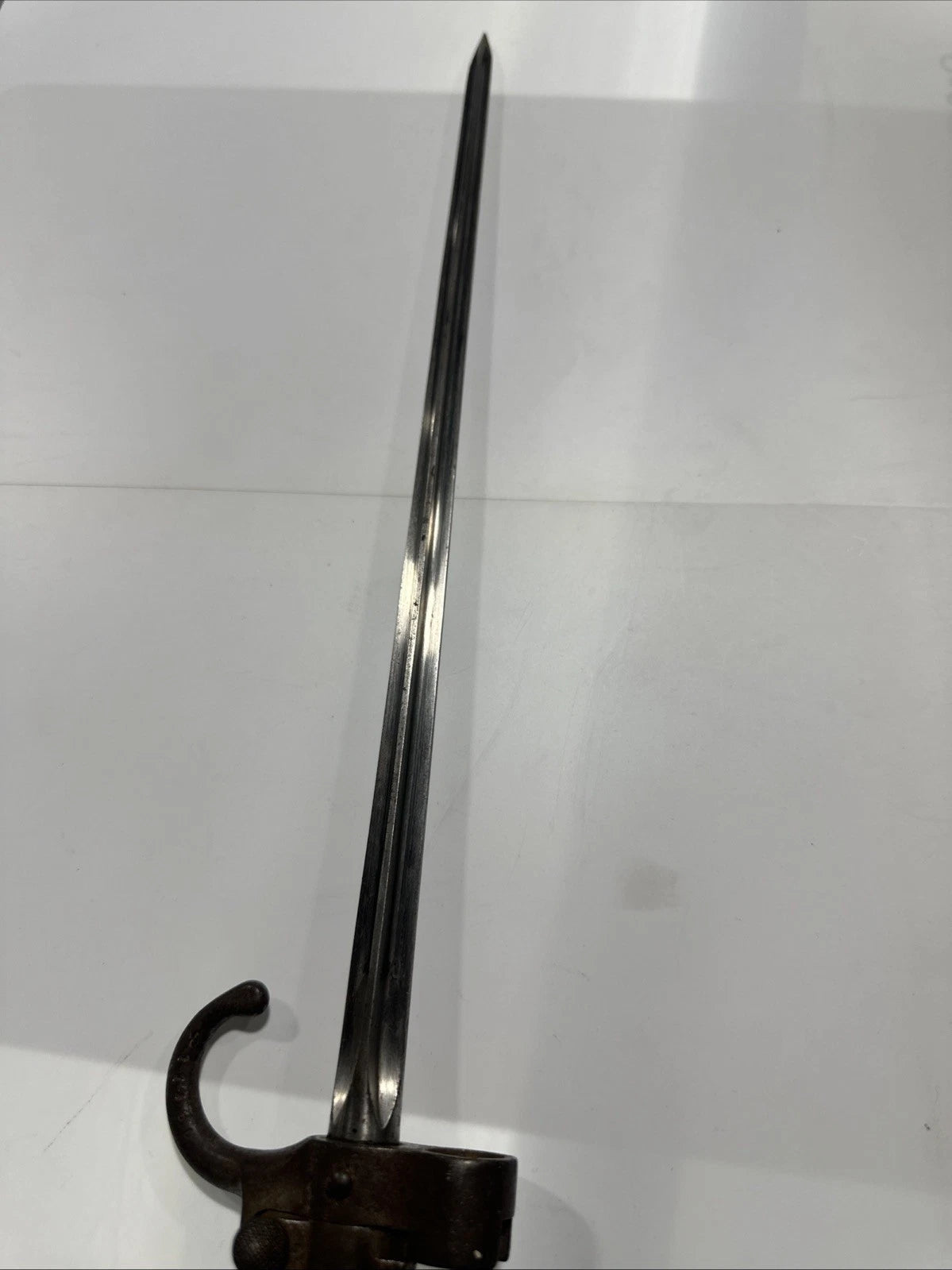 French Model 1886 Lebel Rifle Epee Bayonet w/ Scabbard Matching S/N 11480
