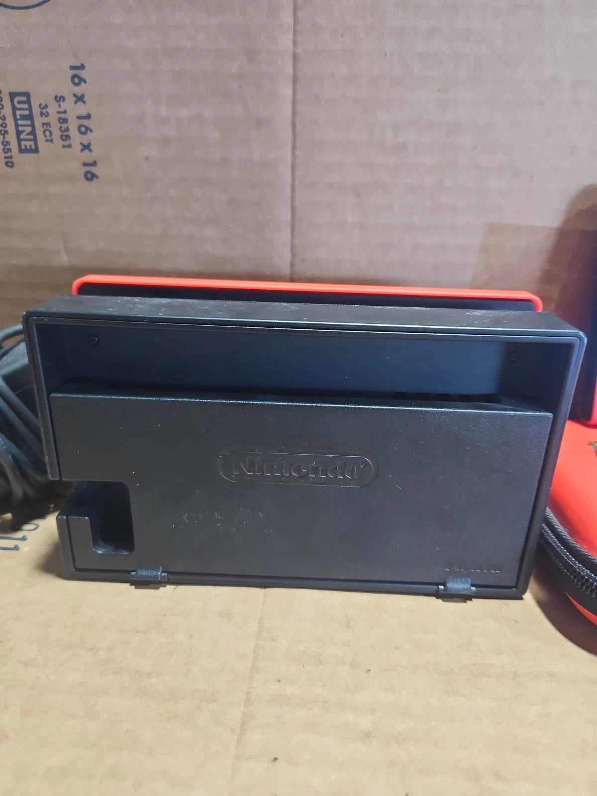 Nintendo Switch Console HAC-001 Neon Red/Blue Controllers Pokemon Themed Cases