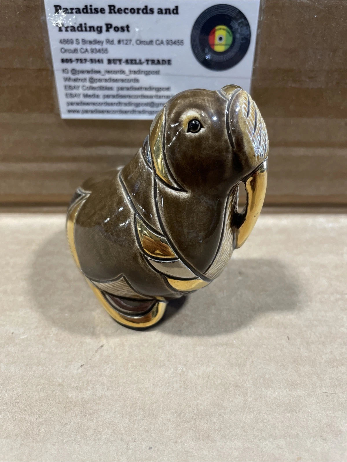 Rinconada Walrus De Rosa Silver Anniversary 2003 Club #779 Brown 24K Gold