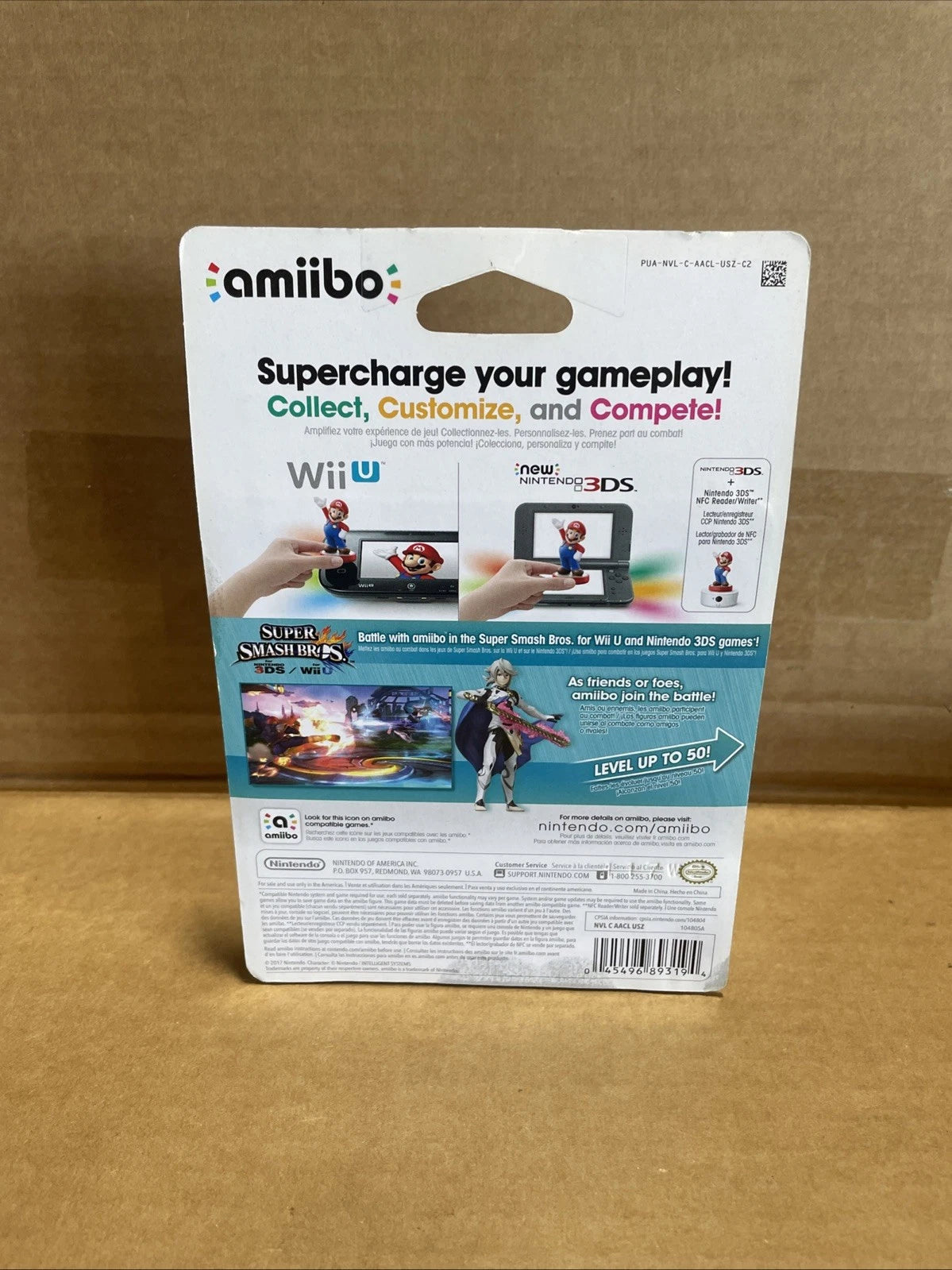 Amiibo - SEALED Corrin Player 1 Figure (Super Smash Bros) New in Box
