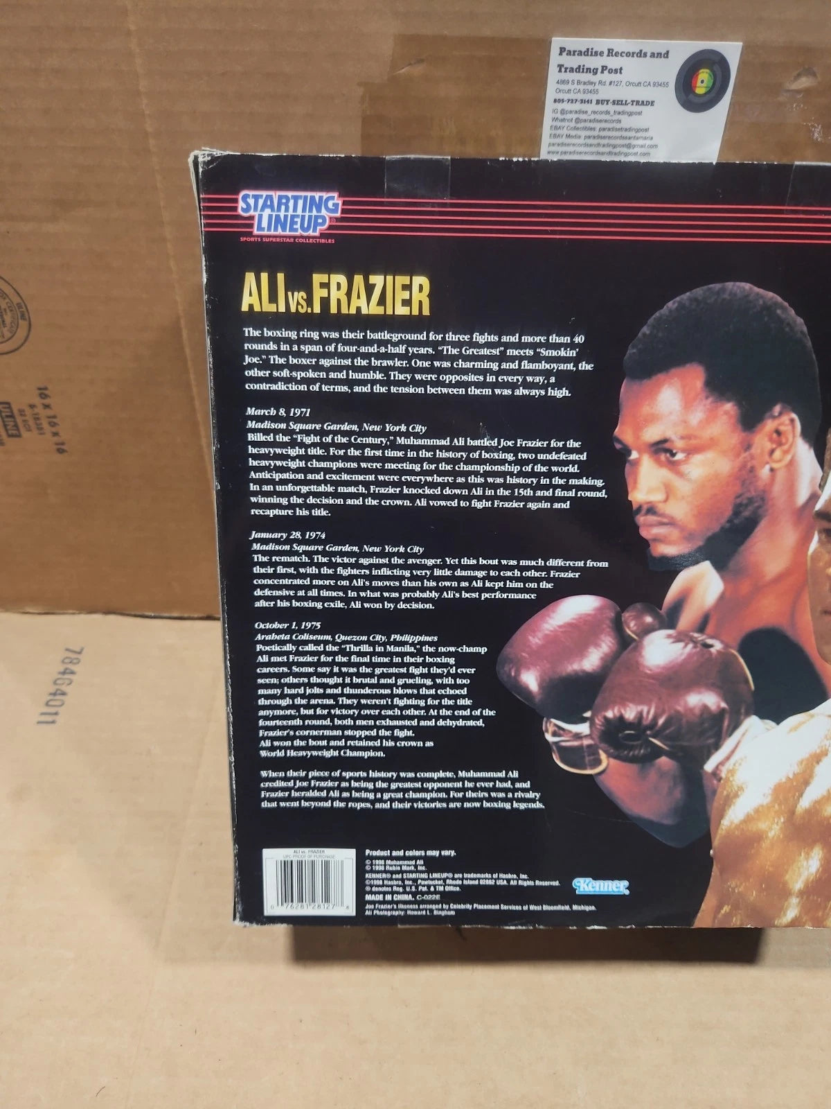 "Ali vs Frazier" Starting Lineup Timeless Legends 1998 Edition 12"