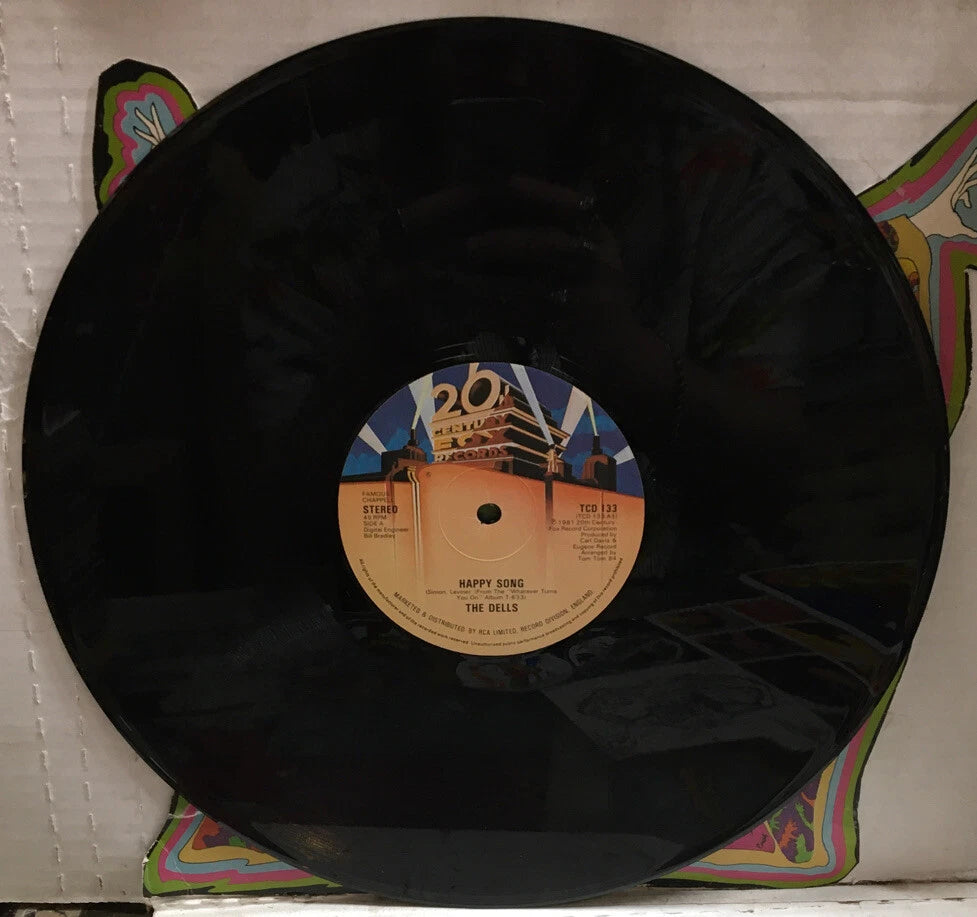 The Dells Happy Song 12” UK Import Record TCD-133