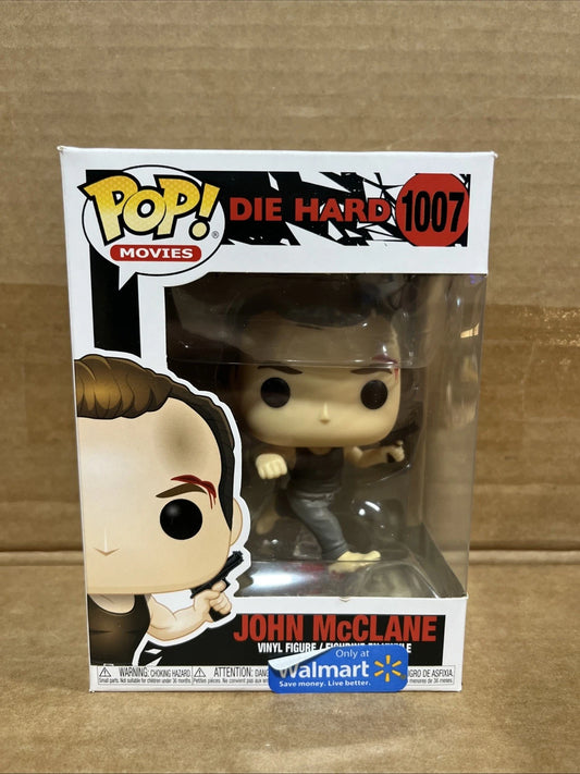 NEW IN BOX!! Funko Pop! Die Hard JOHN MCCLANE #1007 Walmart Exclusive Figure