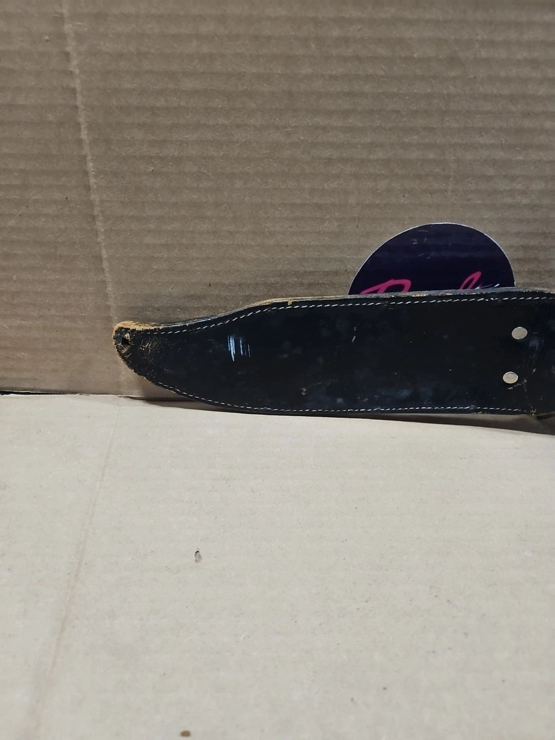 Vintage Western Bowie Knife Vietnam Era 1964-1966 With Sheath Rare