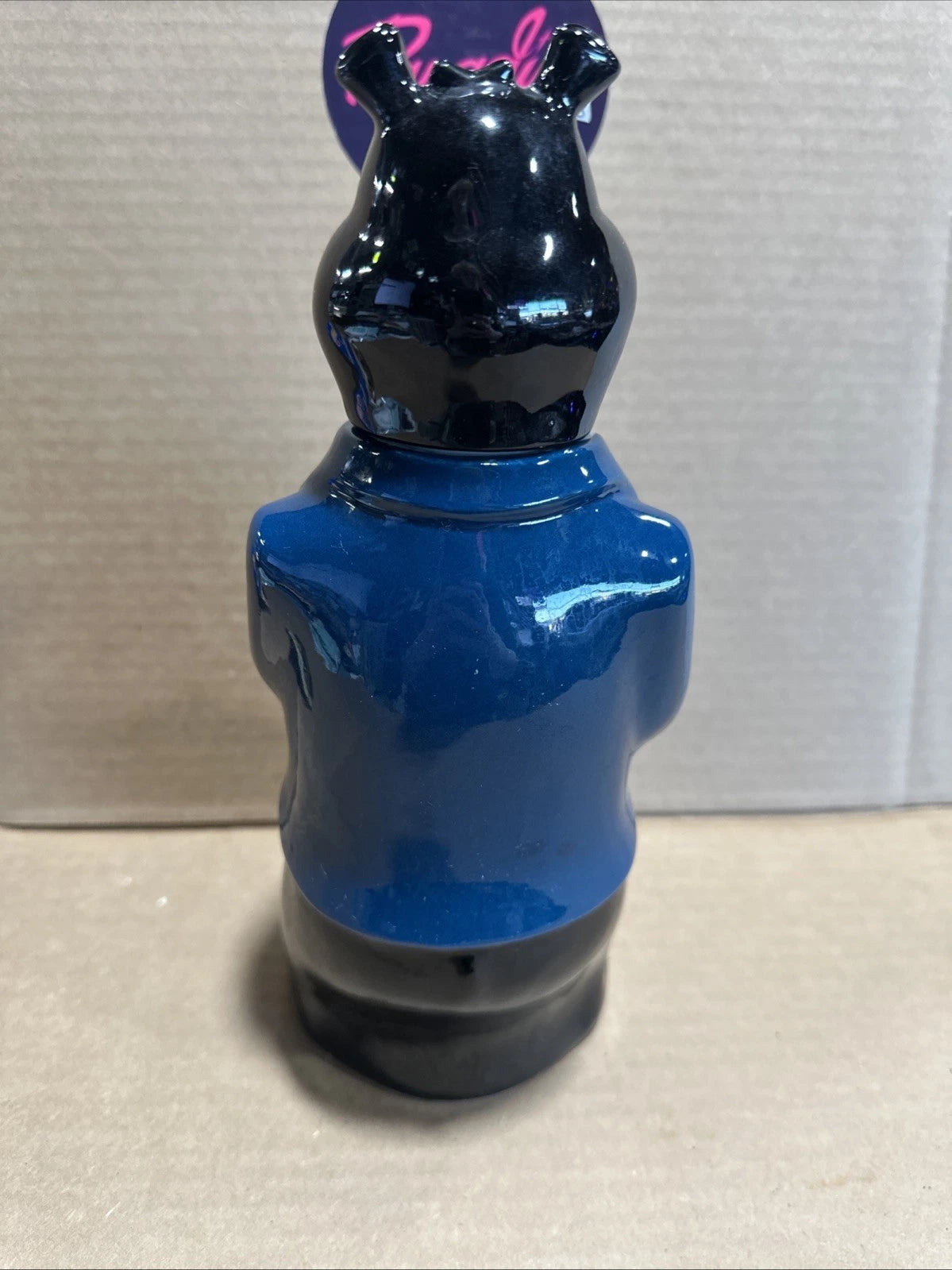 Hamm's Beer Bear Suit Vintage 1973 Ceramarte Blue Suit Growler Bottle Decanter