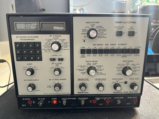Vintage Sencore VA62A Universal Video Analyzer Tested