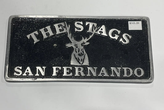 The Stags San Fernando Car Plaque