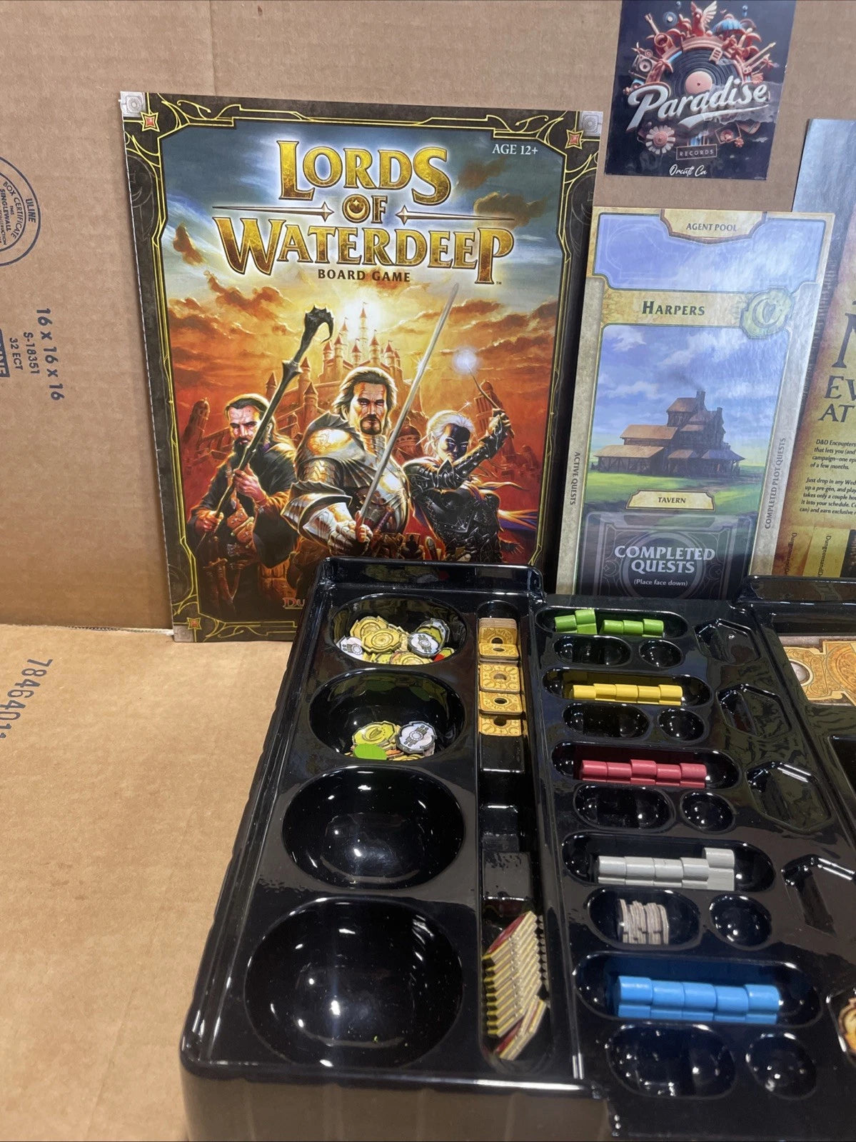Lords of Waterdeep Board Game + Scoundrels Of Skullport Expansion