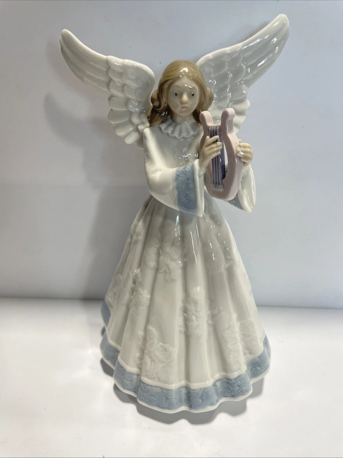 Lladro Figurine Heavenly Harpist #5830 Retired Great Condition Rare Vintage