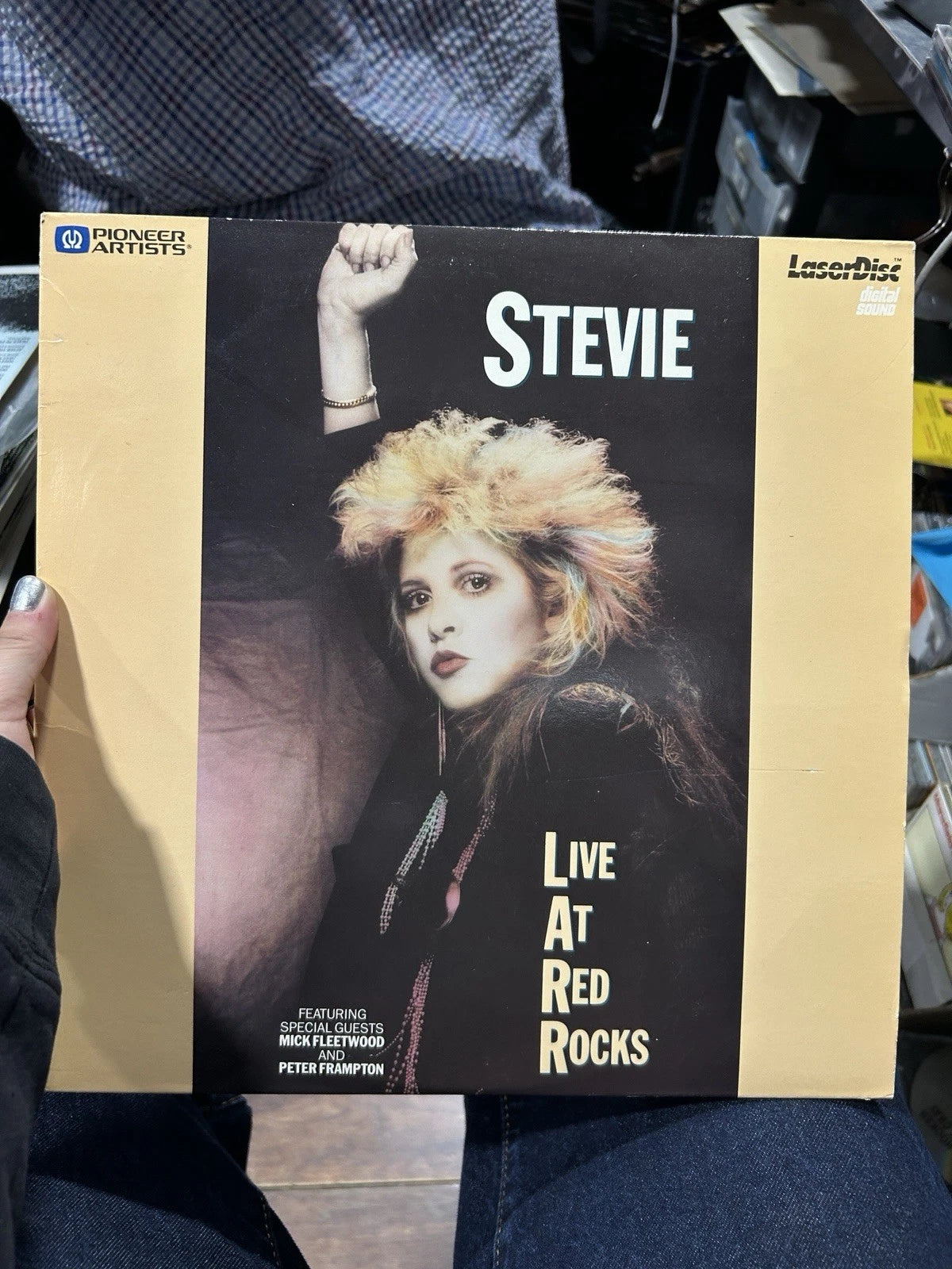 Stevie Nicks Live At Red Rocks Concert Laserdisc Tested Works