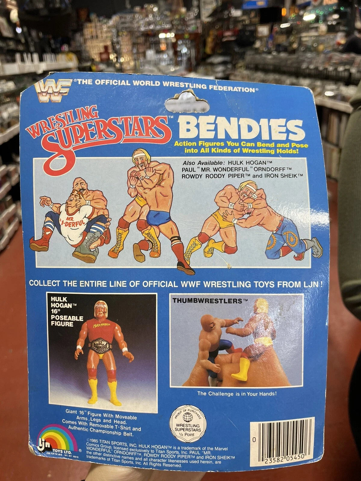 THE IRON SHEIK - WWF WRESTLING SUPERSTARS - VINTAGE 1985 LJN FIGURE - WWE
