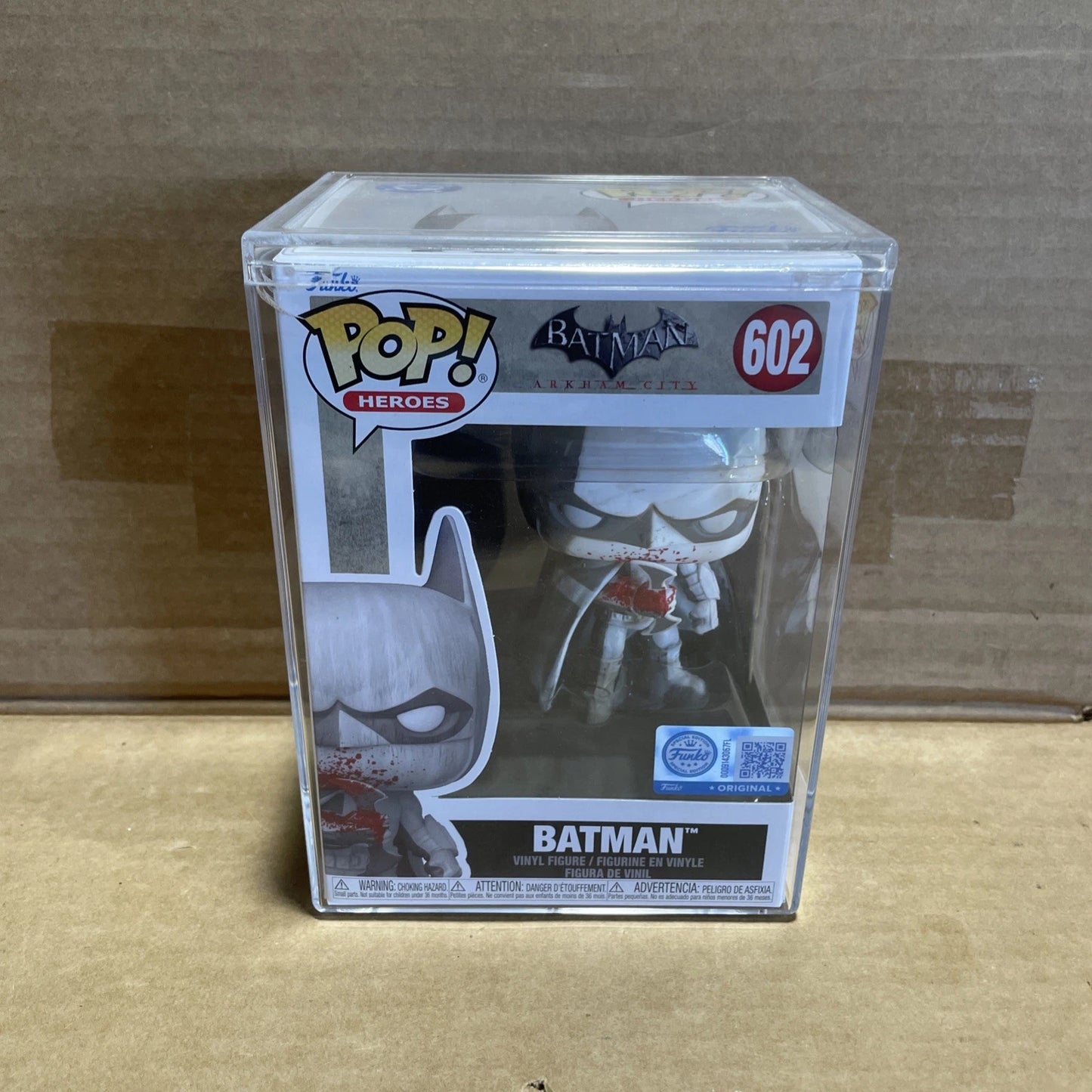 Funko Pop! Batman Arkham City - Batman #602 (GameStop Exclusive) With Protector