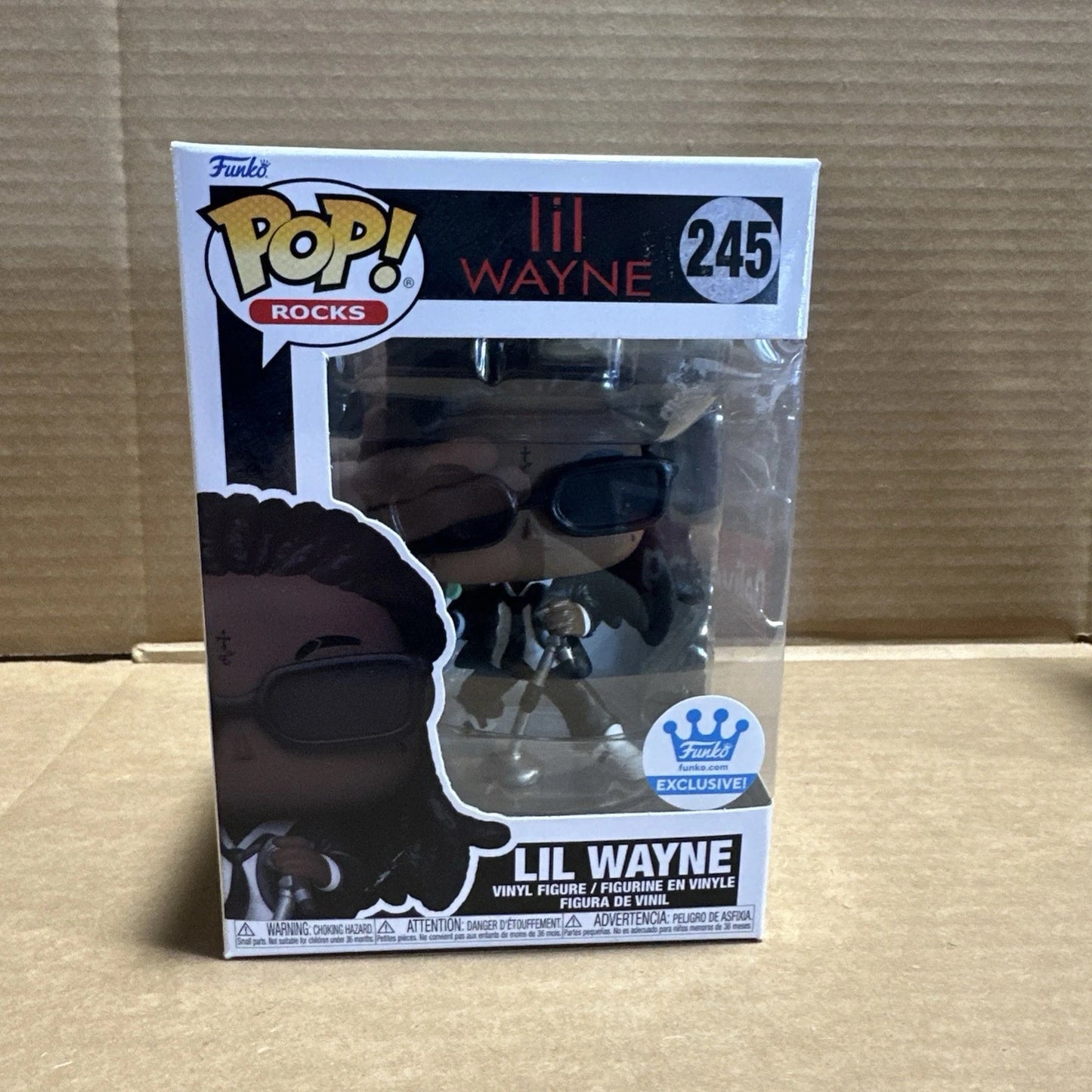 Funko Pop! Rocks Lil Wayne #245 Exclusive Vinyl Figure Music Collection