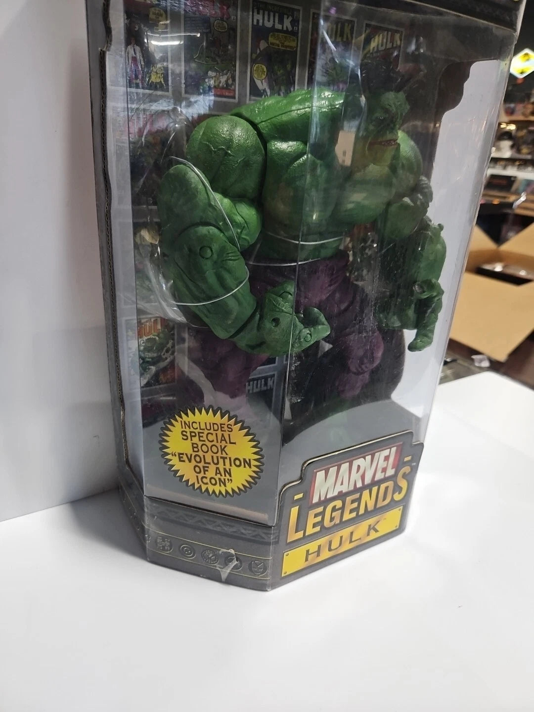 ToyBiz Marvel Legends Icons 12" Large Green Incredible Hulk 2006 Rare