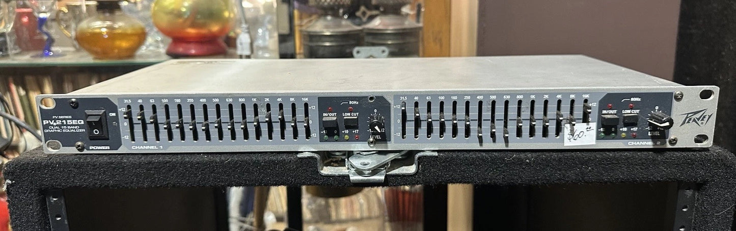 Peavey PV215EQ Dual 15 Band 2 Channel Graphic Equalizer