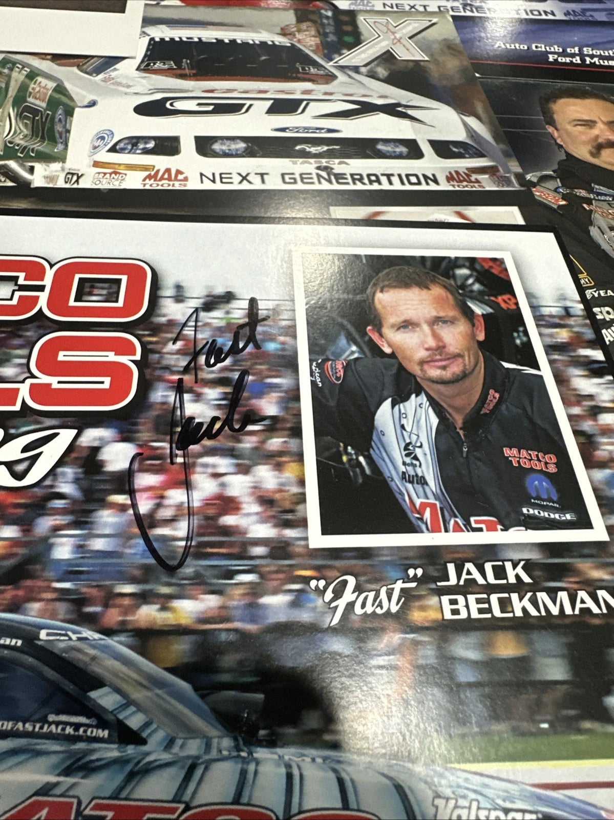 NASCAR Autographed Hero Card Lot Of 12 Autographs Robert Height Clay Millican