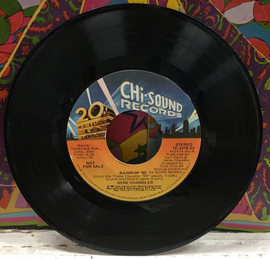 Gene Chandler Rainbow ‘80 Promo 7” Single TC-2476-DJ