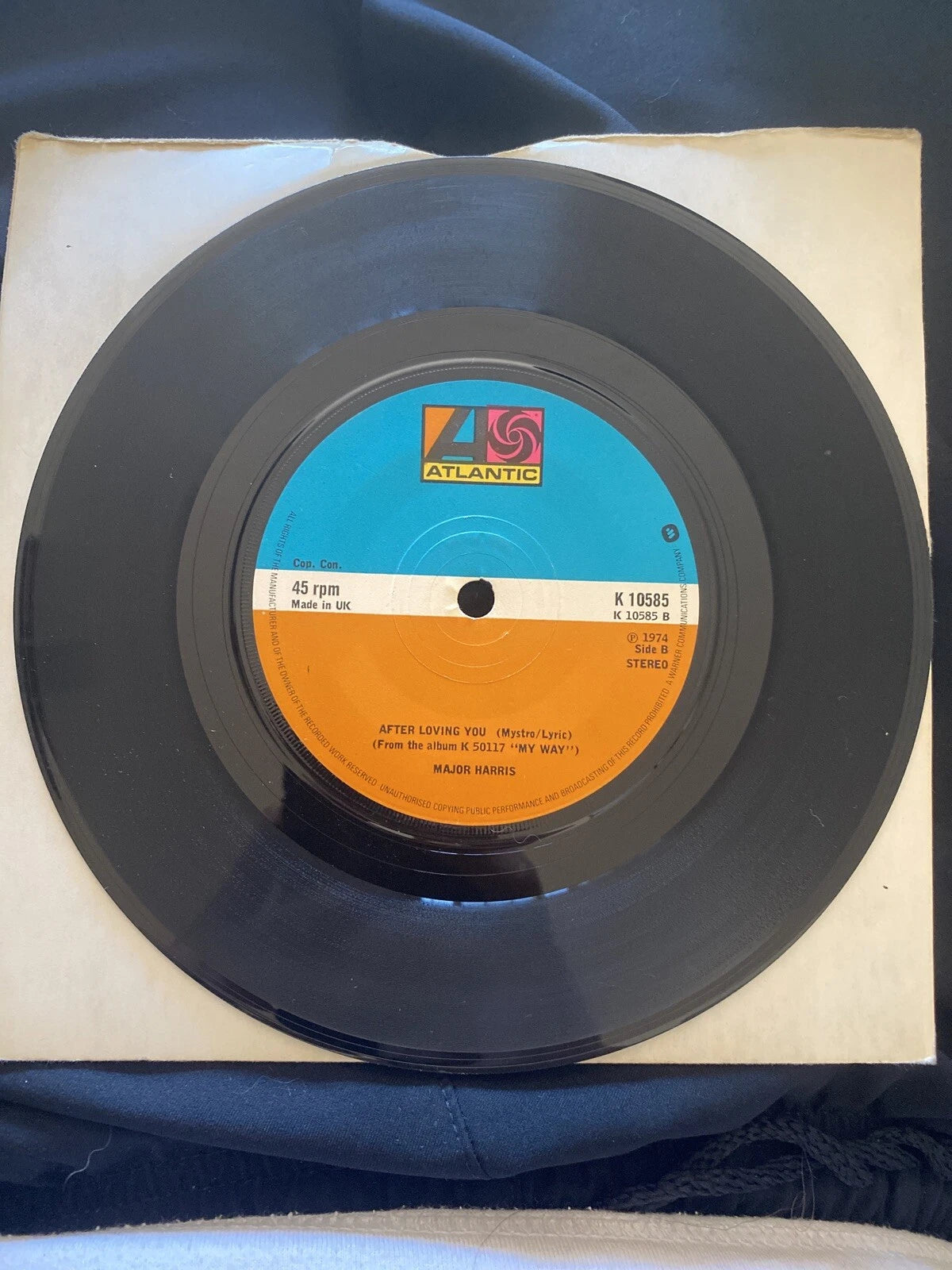 Major Harris - After Loving You UK Atlantic Superb 70s Northern Soul EX grade