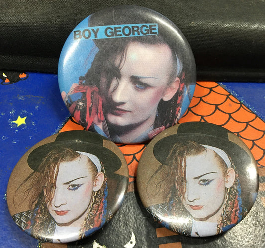 Boy George Vinatge Button Collection
