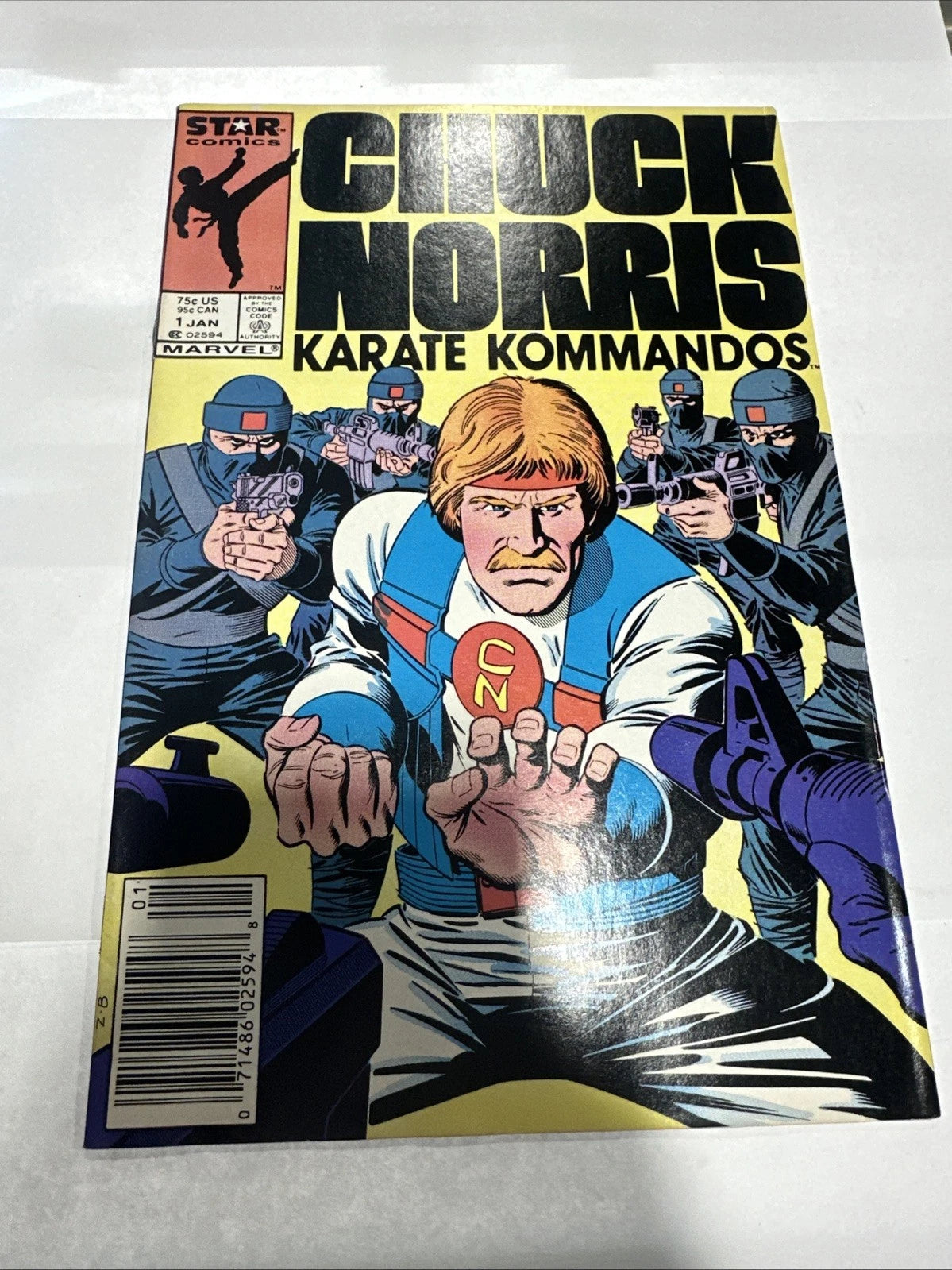 CHUCK NORRIS KARATE KOMMAMDOS #1 2 3 4 Complete Set MARVEL/ STAR COMICS 1-4