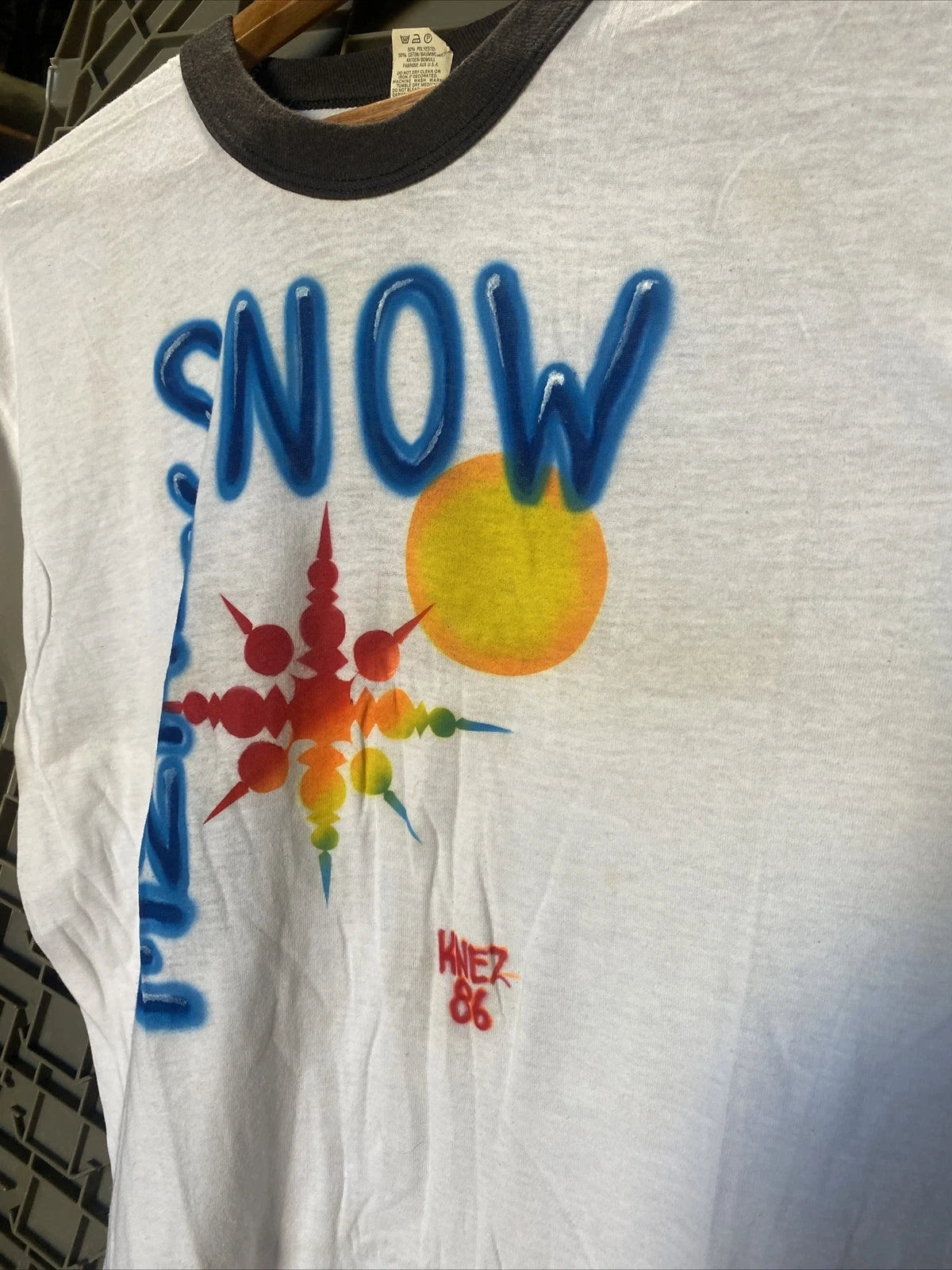 Vintage 80s 90s Screen Star XL - USA Made “SNOW SHINE”
