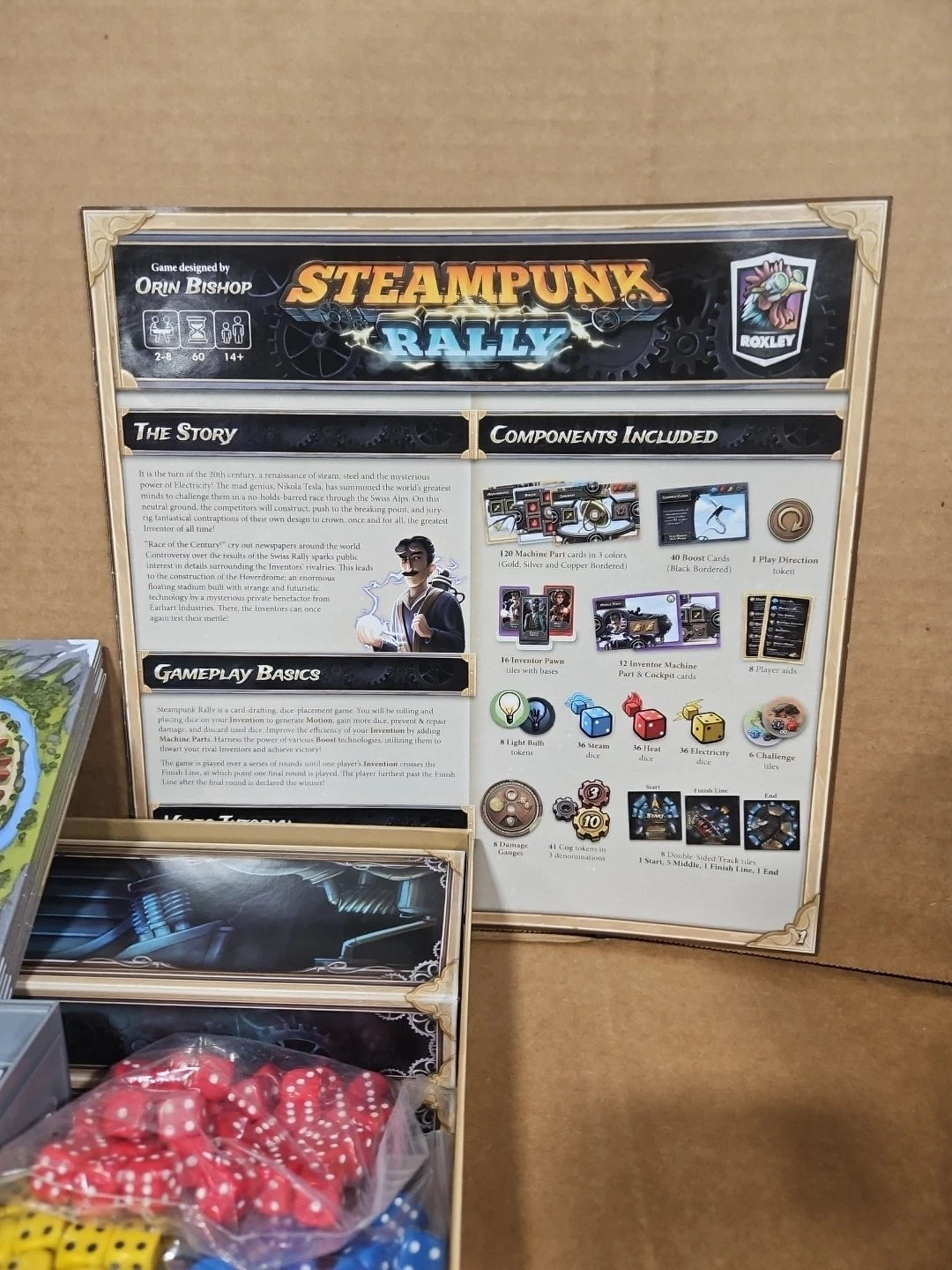 Steampunk Rally Board Game + Steampunk Rally Fusion Complete