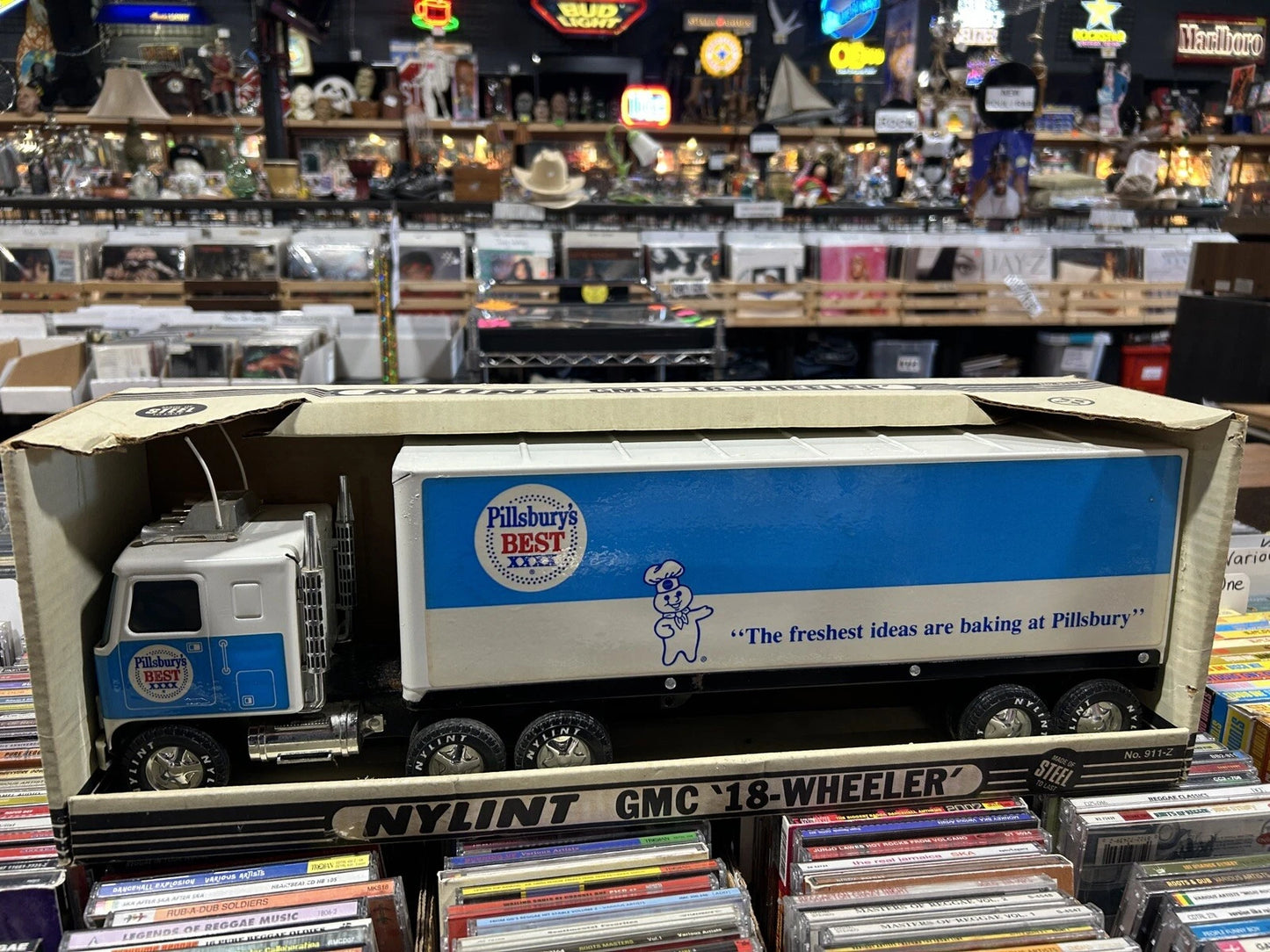 Nice Nylint Pillsbury’s Best GMC 18 Wheeler Semi Tractor Trailer Truck In Box