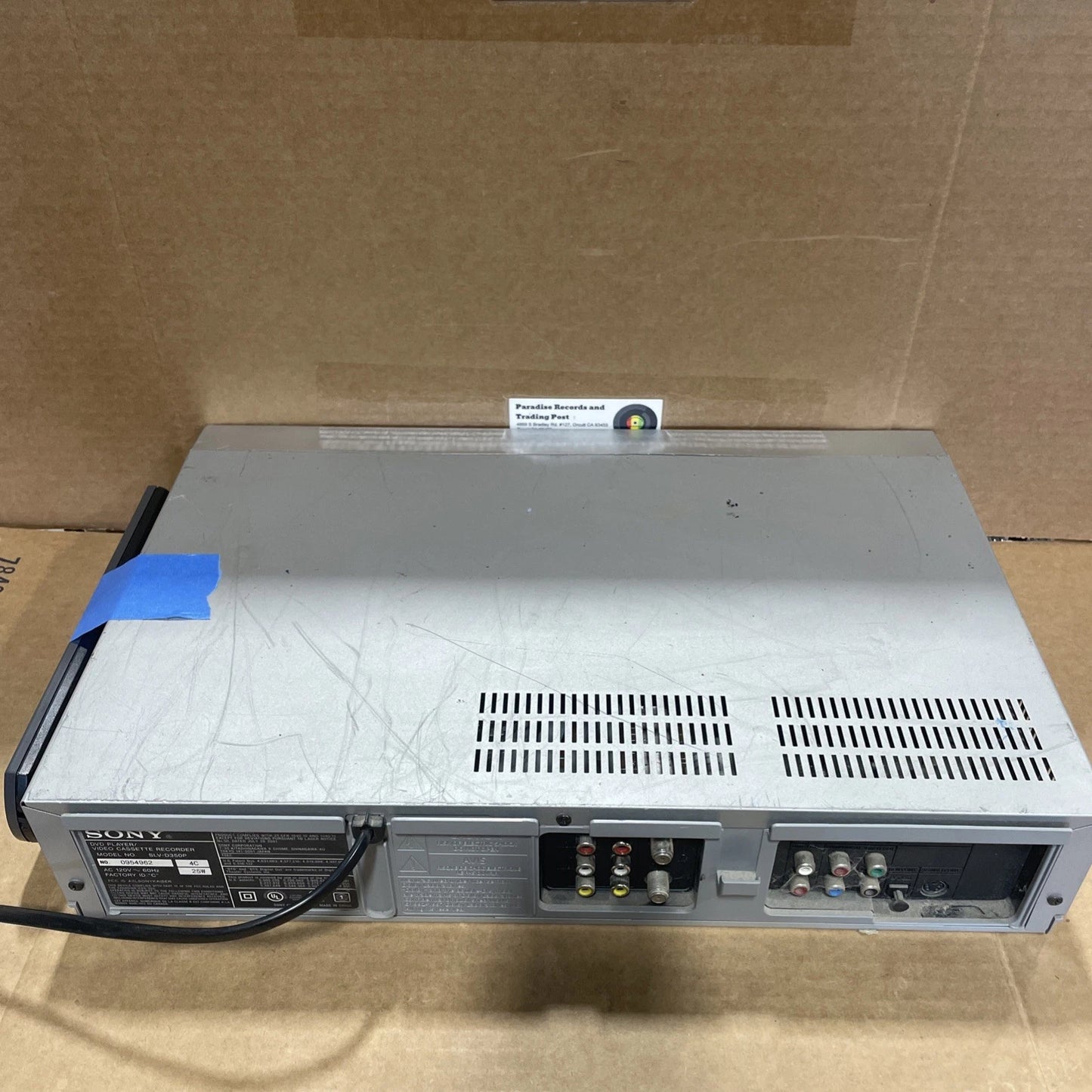 Sony VCR DVD Combo Player Recorder SLV-D350P Hi-Fi 4 VHS +remote Tested