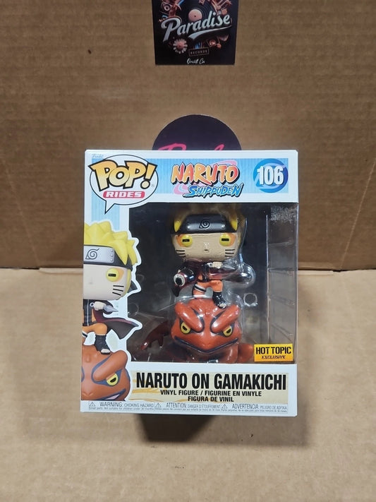 Funko Pop! Rides: Naruto - Naruto on Gamakichi - Hot Topic (Exclusive) #106