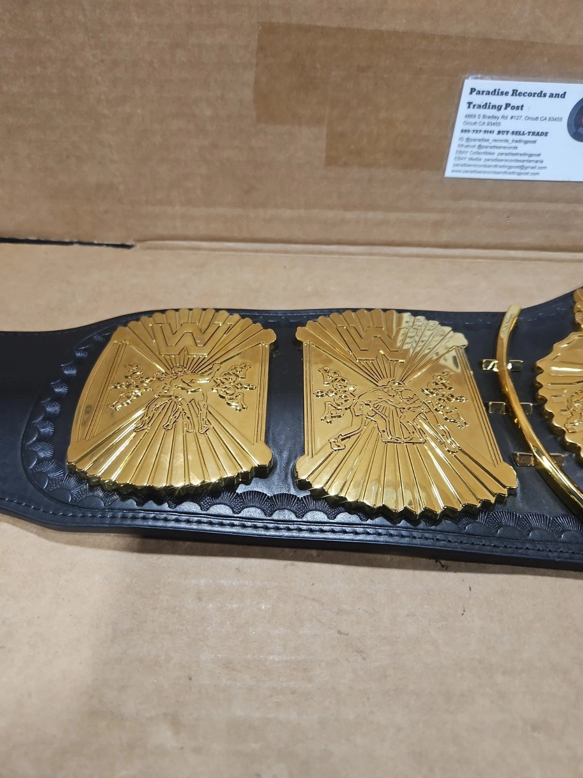 WWE Shop Winged Eagle Championship Dual Plated Replica Belt Authentic With Bag