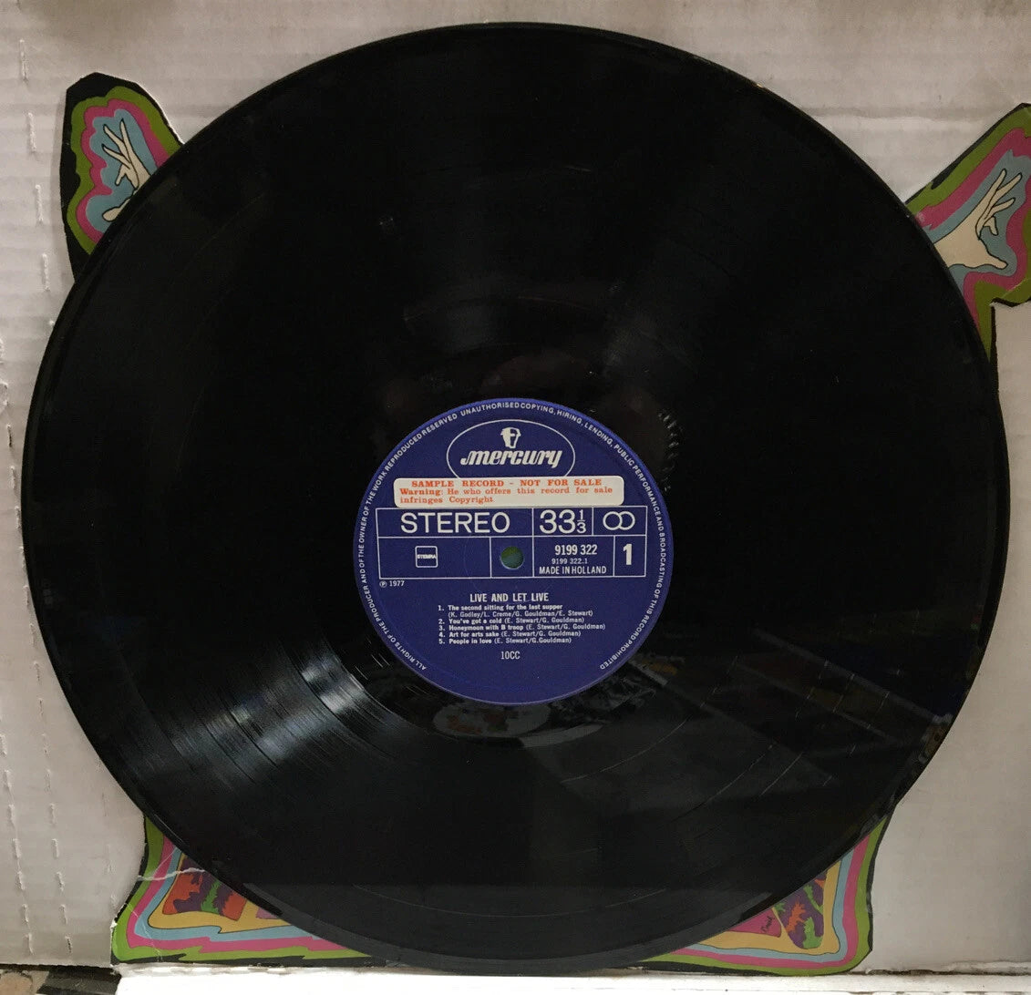 10CC Live And Let Live UK Import Promo Record 6641714