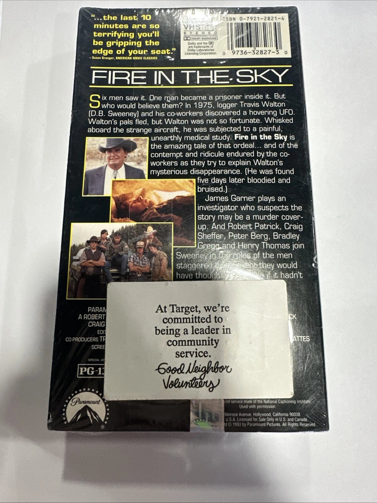 Fire in the Sky (VHS, 1993) NEW SEALED