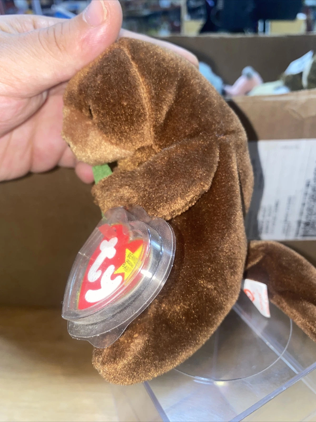 PERFECT CONDITION TY Seaweed Beanie Baby W/ PVC Pellets. Tag *ERRORS* 1995