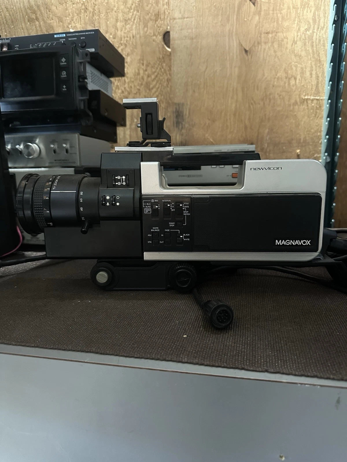 Magnavox NewviconVideo Camera VR8451bk01 & Portable Unit VR846BK01