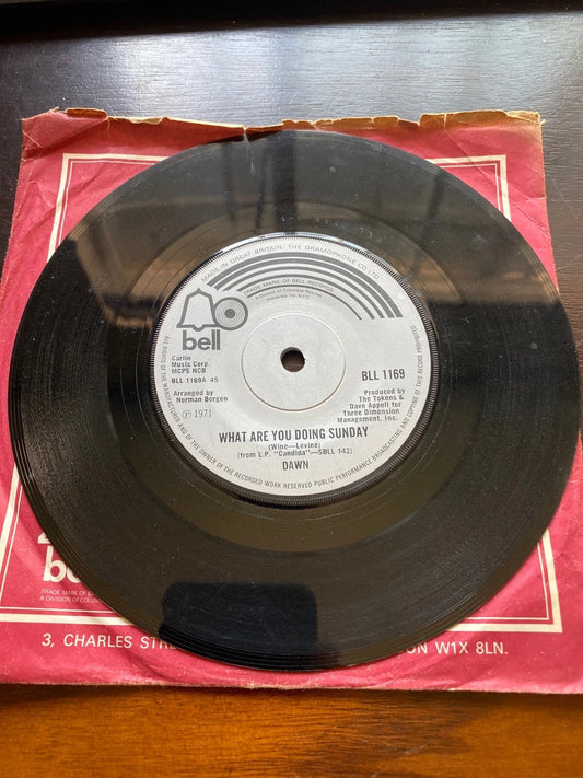 Hb4 Dawn What are You Doing Sunday (BLL 1169) UK 7" Bell G+