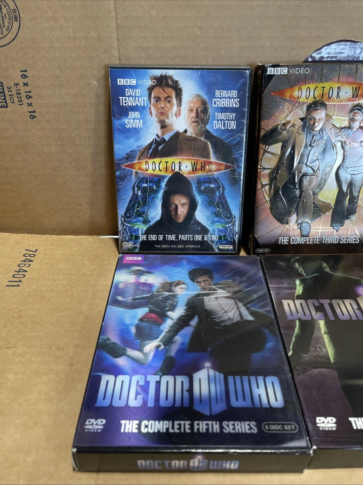 DOCTOR WHO BBC Parts One & Two + The Complete 3-7 Part One Lot Of 7