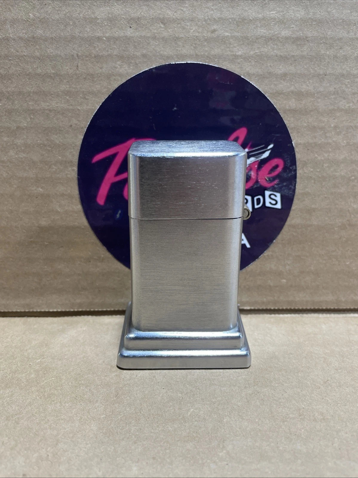 VINTAGE ZIPPO BARCROFT TABLE LIGHTER RARE
