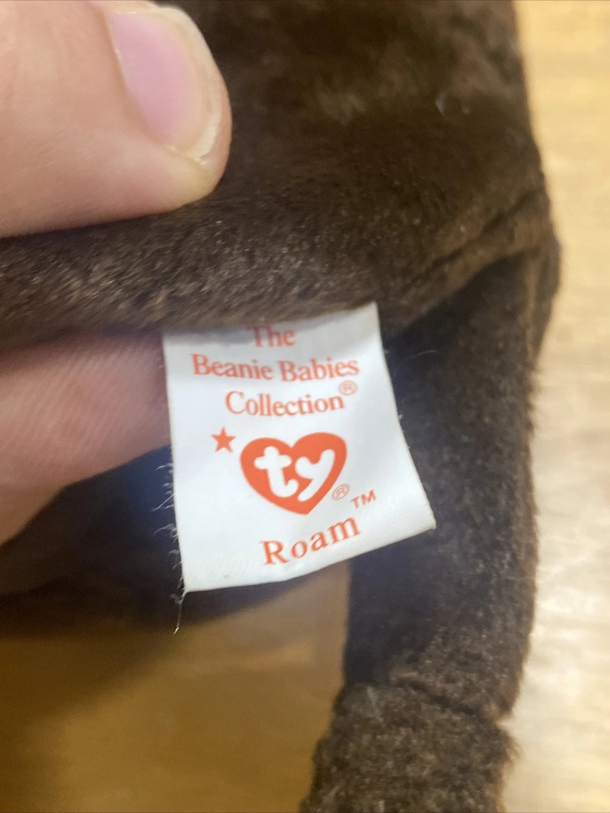 VERY RARE Ty Beanie Baby: Roam the Buffalo (Retired) 1998 With Tag Errors